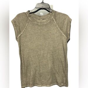 We The Free Olive Muscle Tee